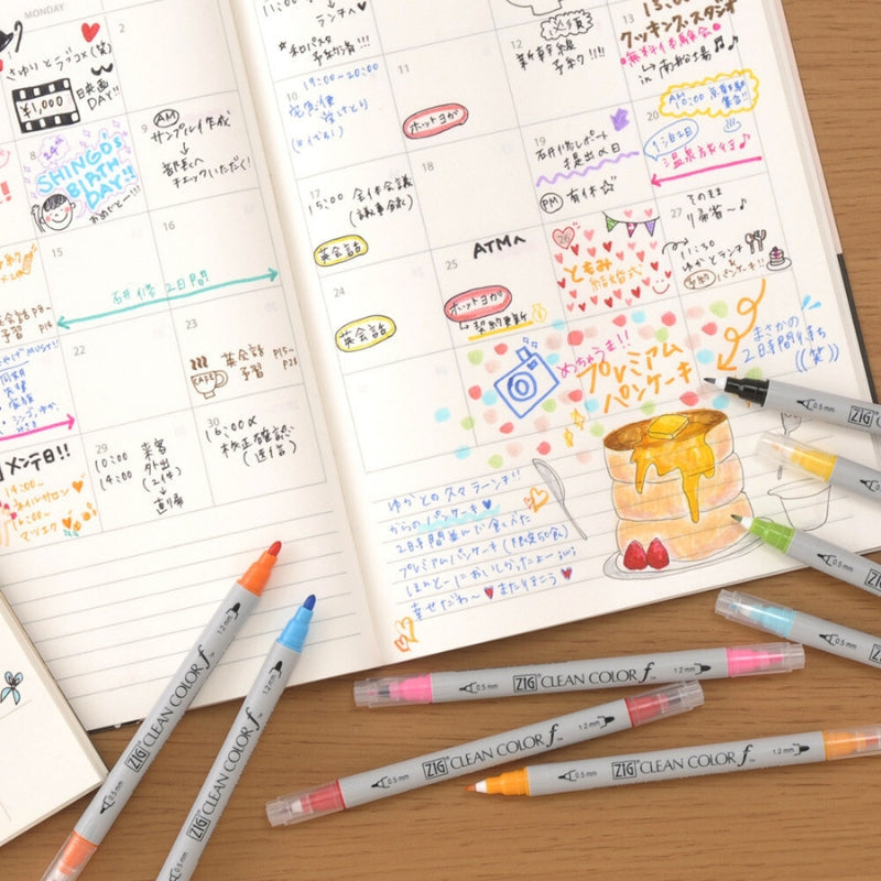 12 kaksoiskärkisen huopakynän sarja