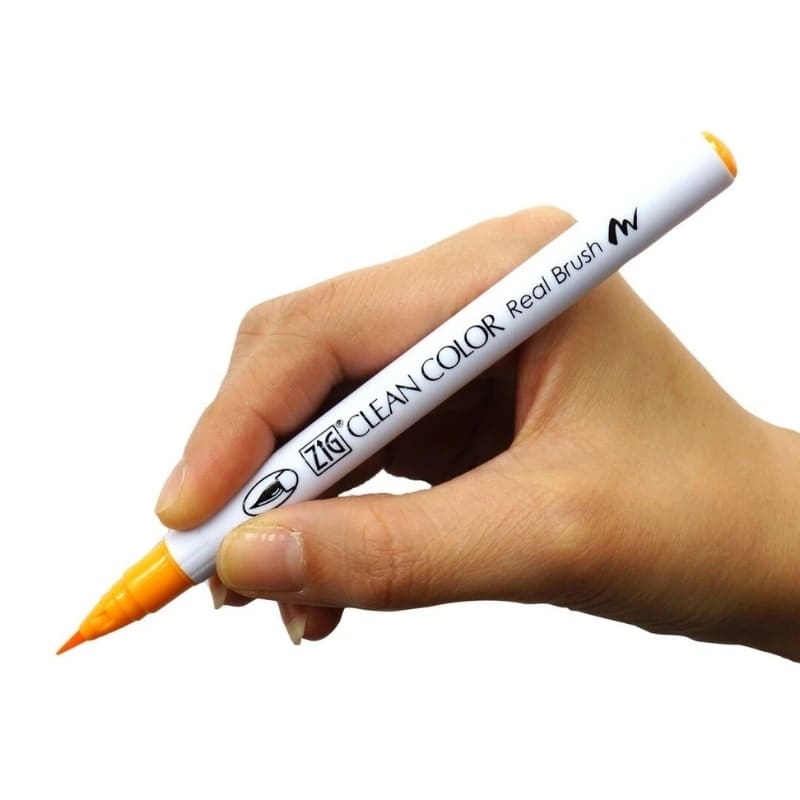 12 kpl ZIG Extra-Fine Brush -kynien sarja