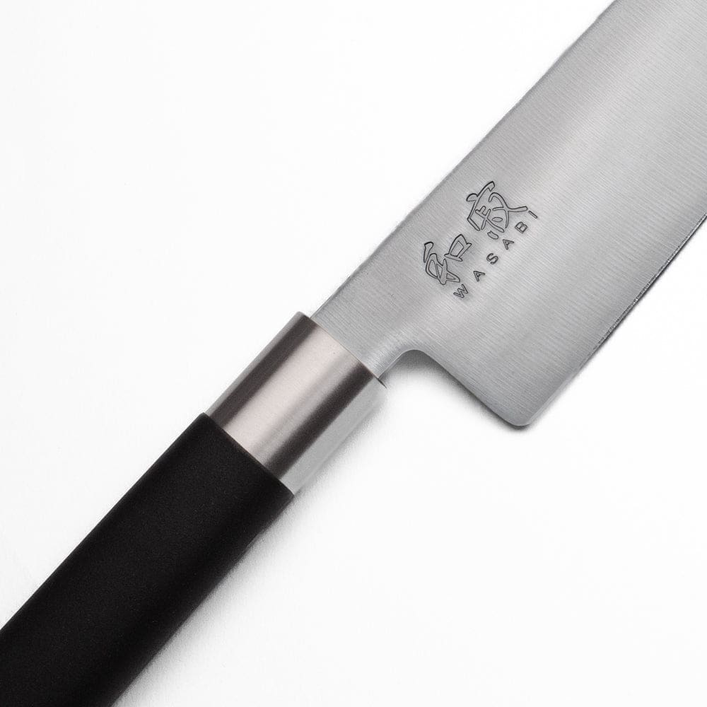 16,5 cm Santoku Wasabi Musta veitsi