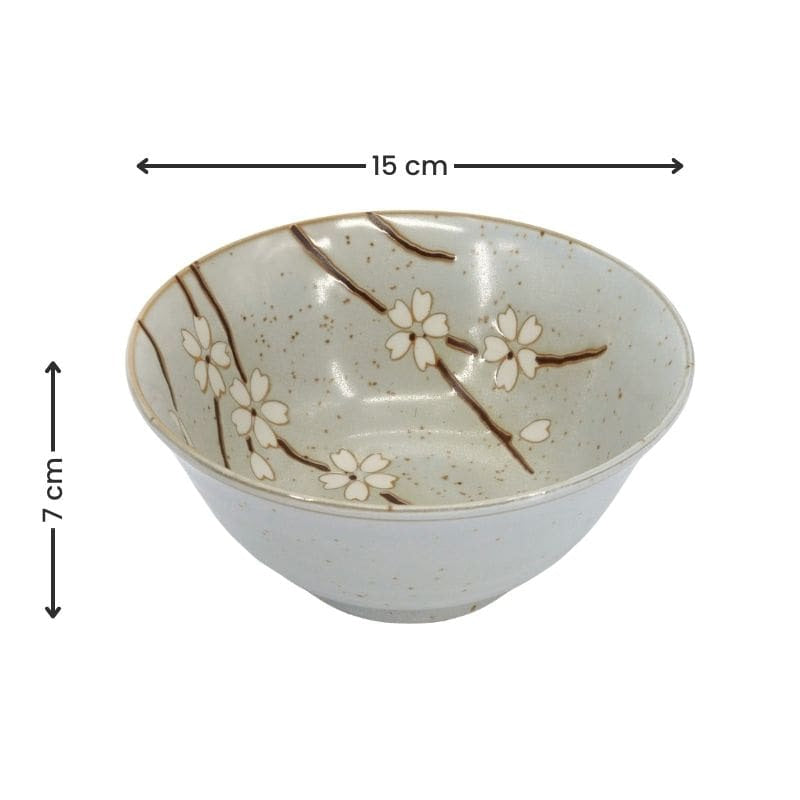 2 japanilaisen kirsikkakulhon sarja