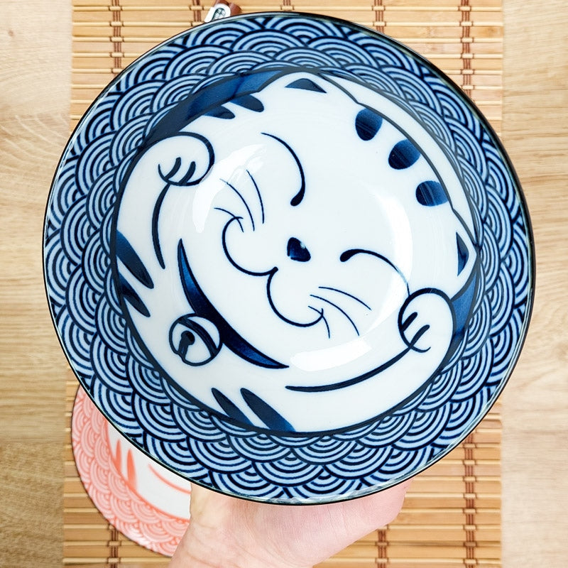 2 japanilaisen kissan kulhojen sarja