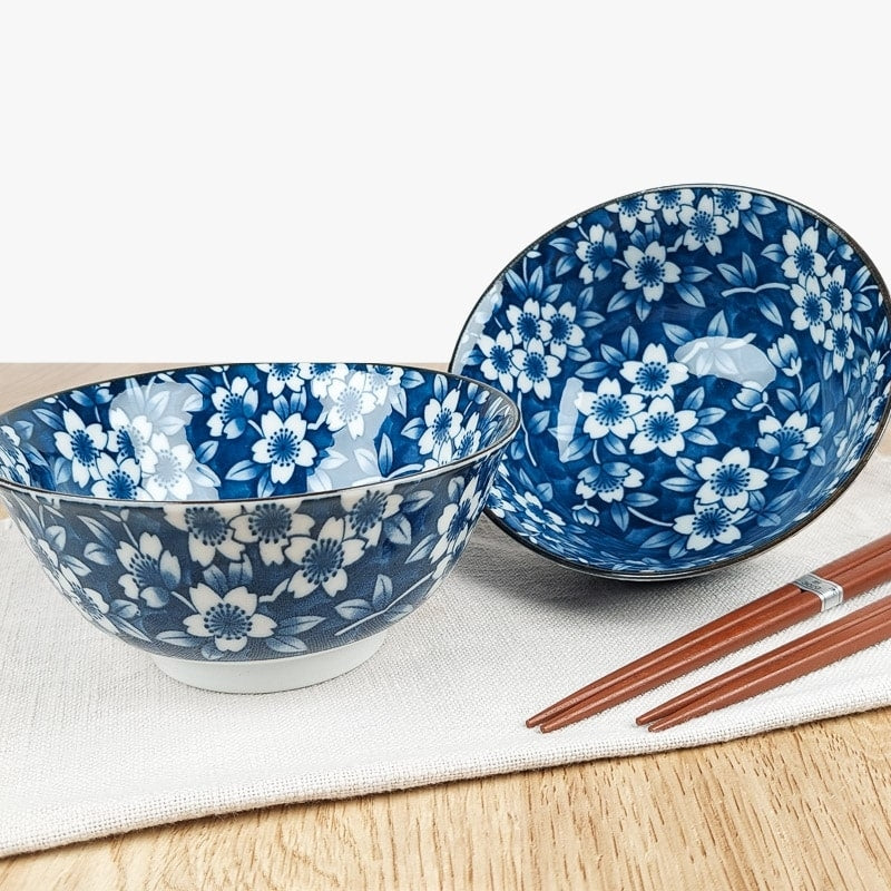 2 japanilaisen riisikulhon sarja