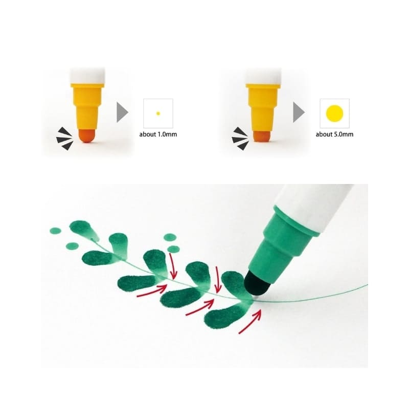 6 Dot Double Point -merkintäkynän sarja