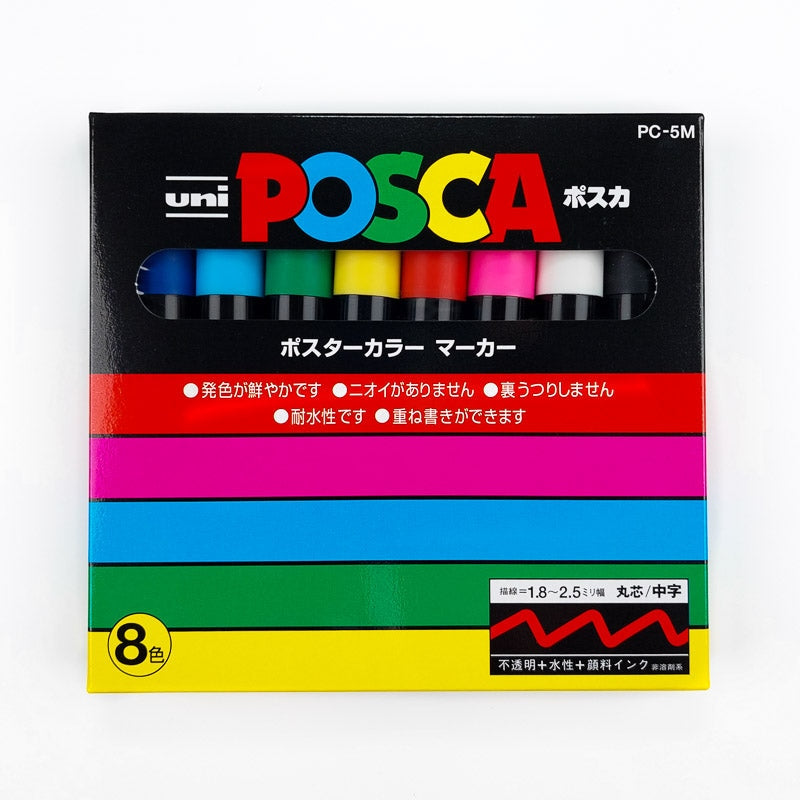 8 Posca-merkkikynän sarja