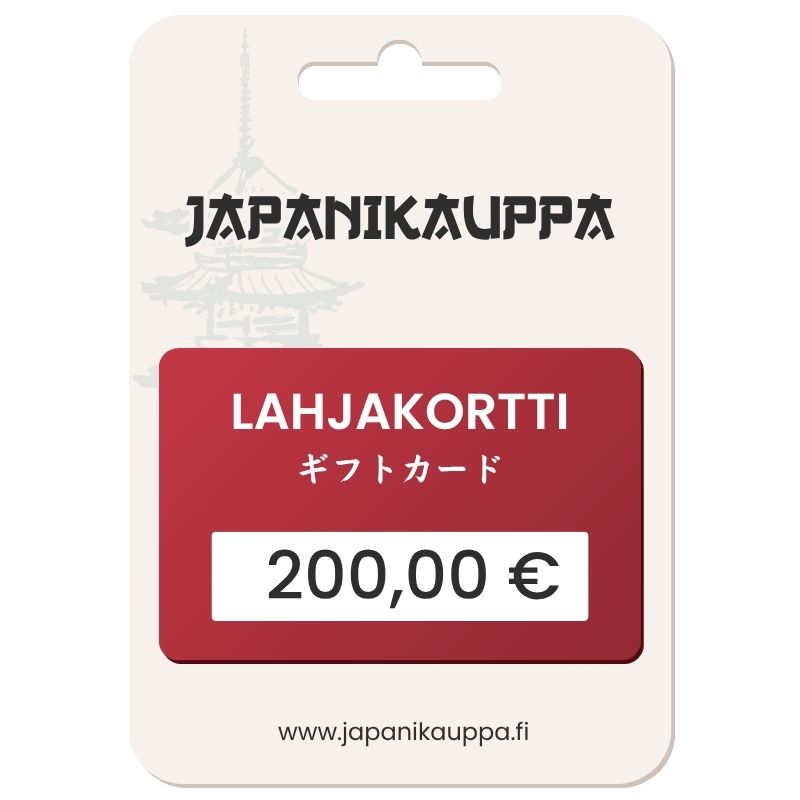 Japanikauppa lahjakortti