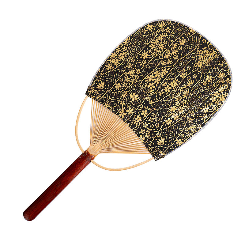 Japanilainen Uchiwa Viuhka - Washi Kulta