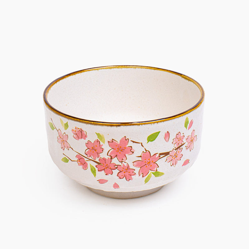 Japanilainen Matcha Kulho - Kirsikankukka
