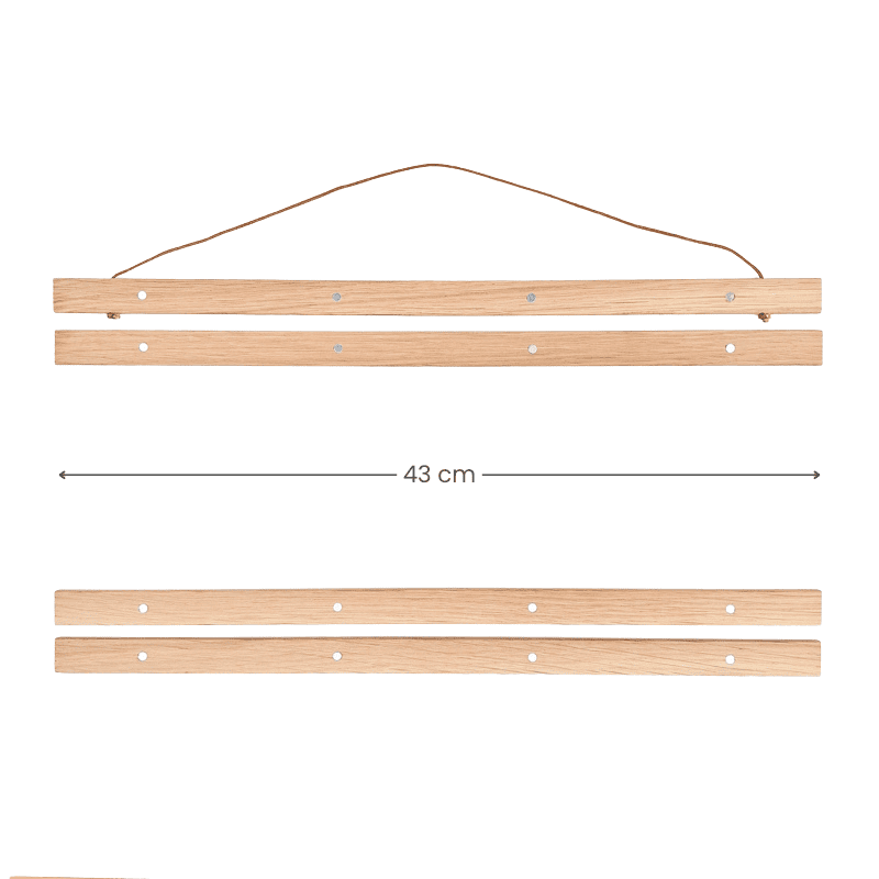 A3 maisema magneettinen puinen julisteen haltija