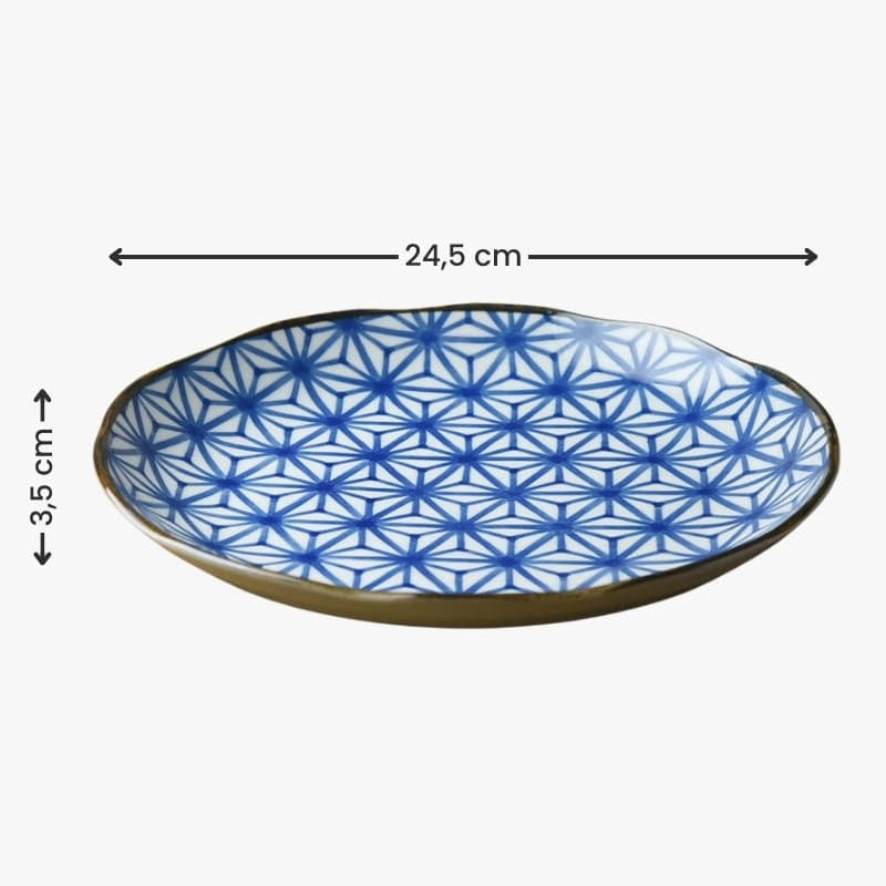 Asanoha Japanilainen lautanen