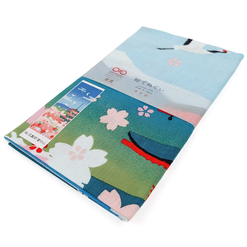 Blossom & Fuji Japanilainen Tenugui