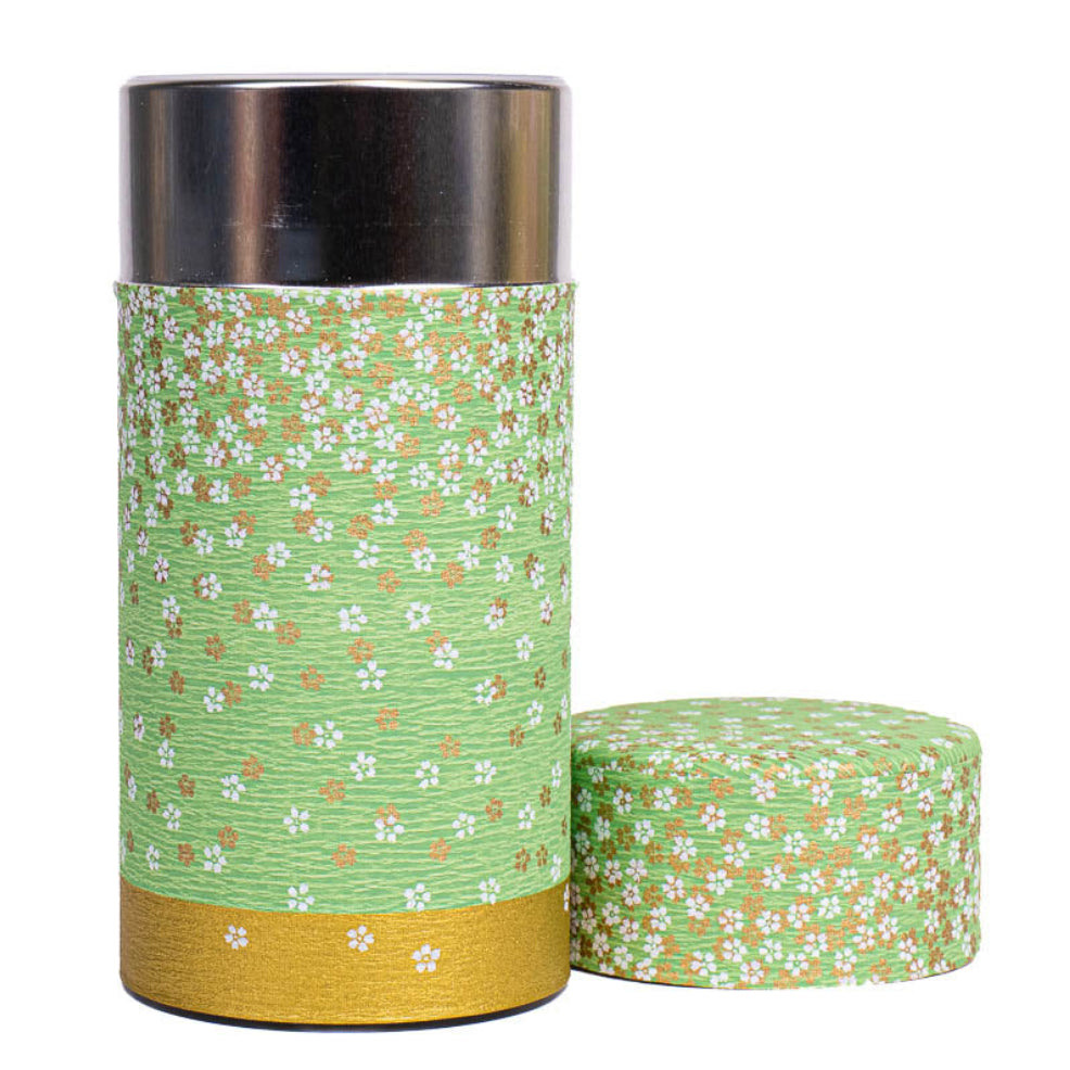 Vihreä japanilainen Washi Hanazono -teepakkaus