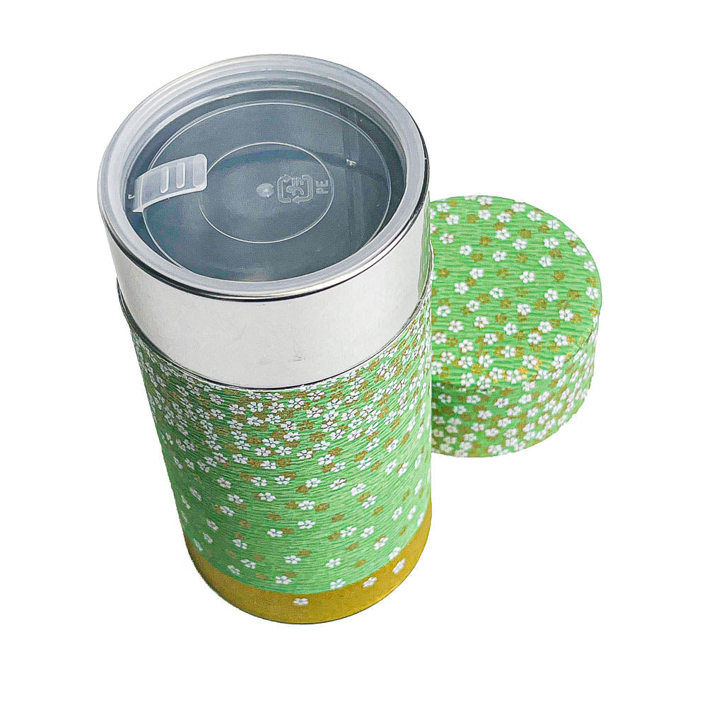 Vihreä japanilainen Washi Hanazono -teepakkaus