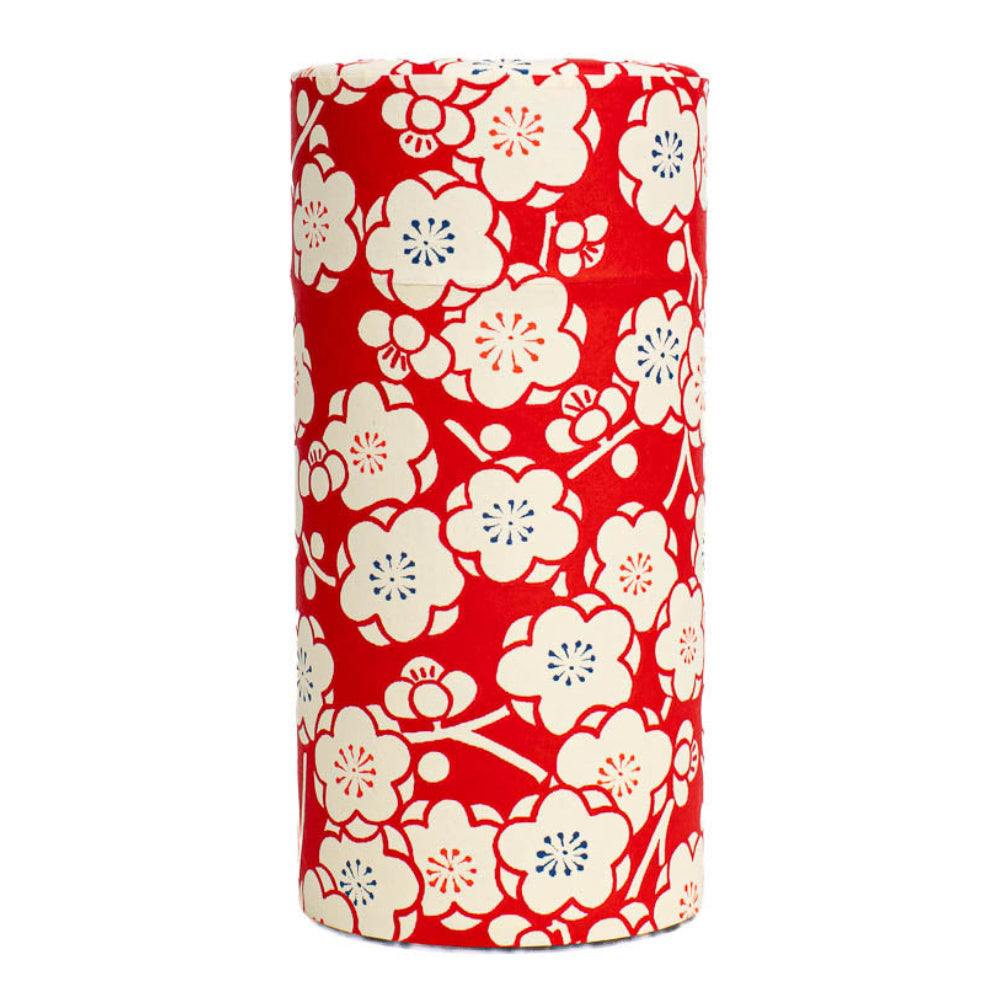 Punainen Ume-washi-paperinen teepakkaus