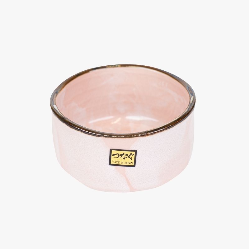 Japanilainen matcha-kulho, Chawan, vaaleanpunainen