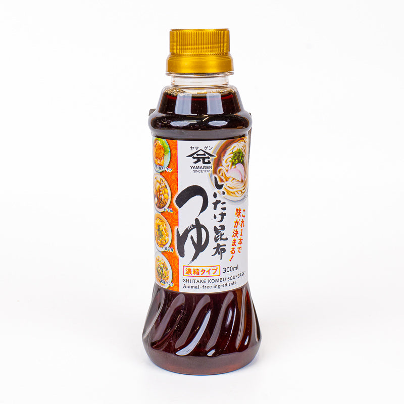 Tiivistetty japanilainen liemi, shiitake ja kombu