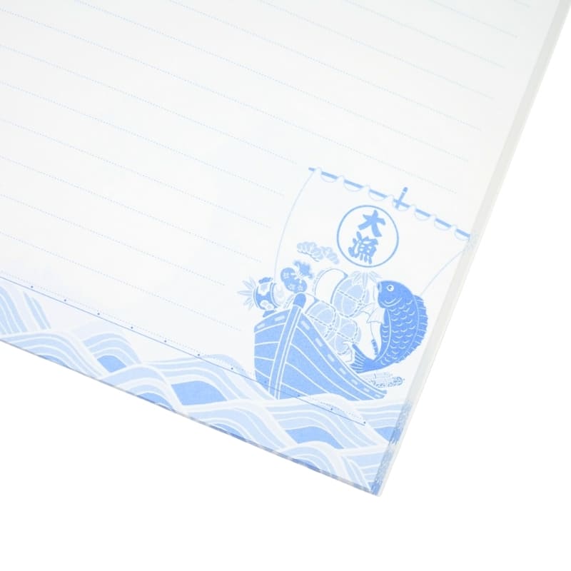 Japanilainen muistikirja Kanagawa & Takarabune