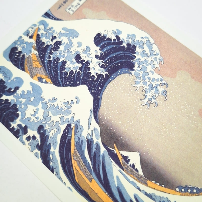 Japanilainen postikortti Wave of Kanagawa