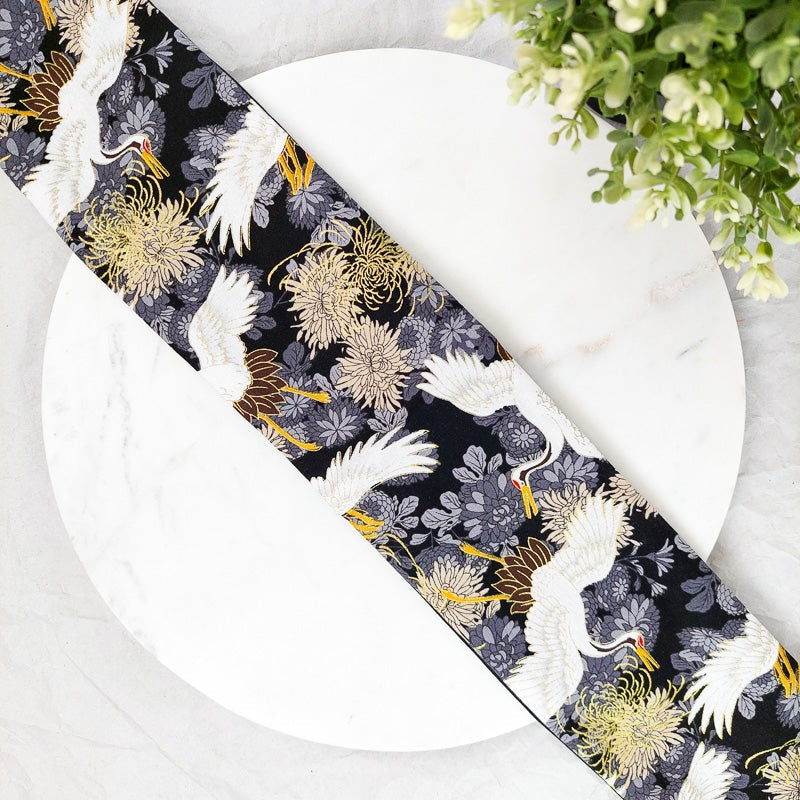 Crane Print Obi vyö