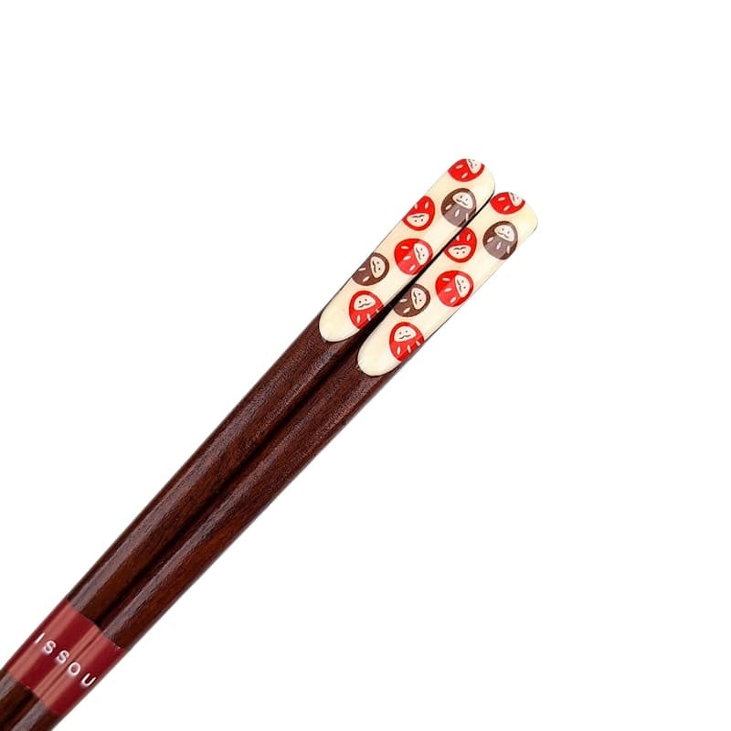 Daruma Motif Japanilaiset syömäpuikot setti