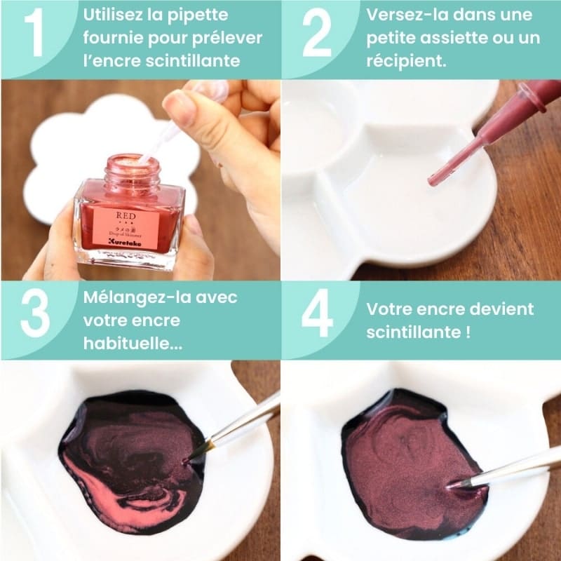 Drop of Shimmer muste Kuretake