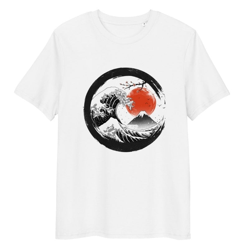Enso Kanagawa Japanilainen T-paita - S