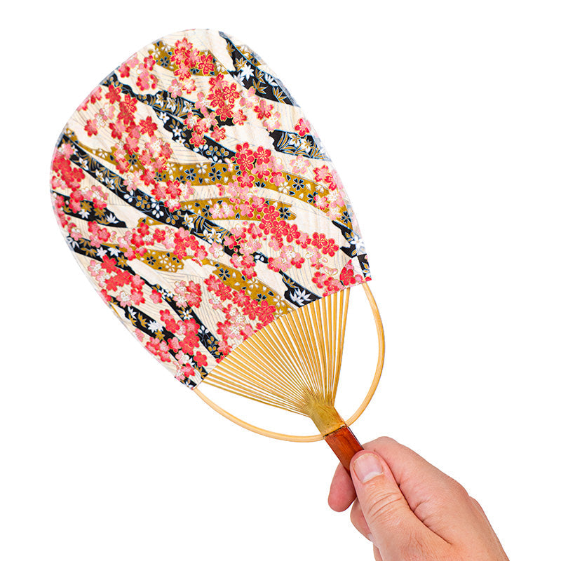 Uchiwa-viuhka Washi Hana