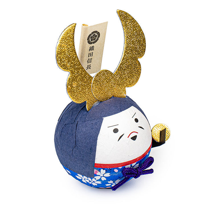 Oda Nobunaga Okiagari Paper Washi -figuuri