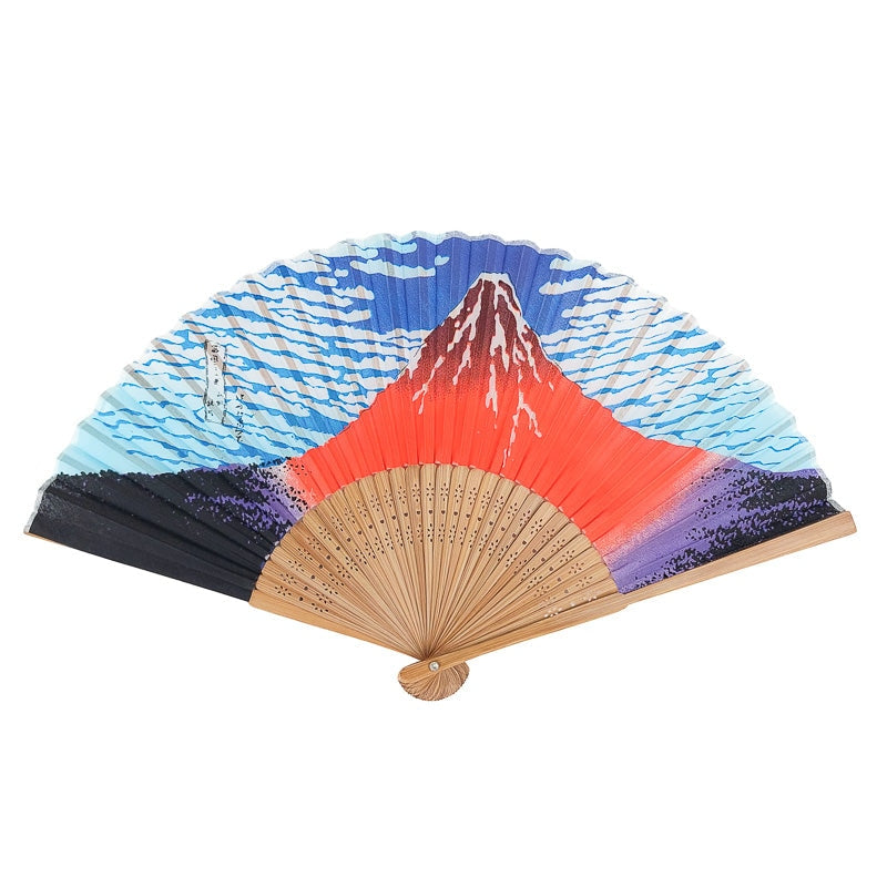Fuji punainen japanilainen tuuletin