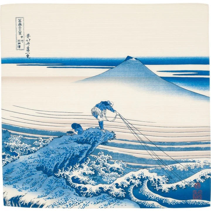 Furoshiki Mount Fuji Sininen