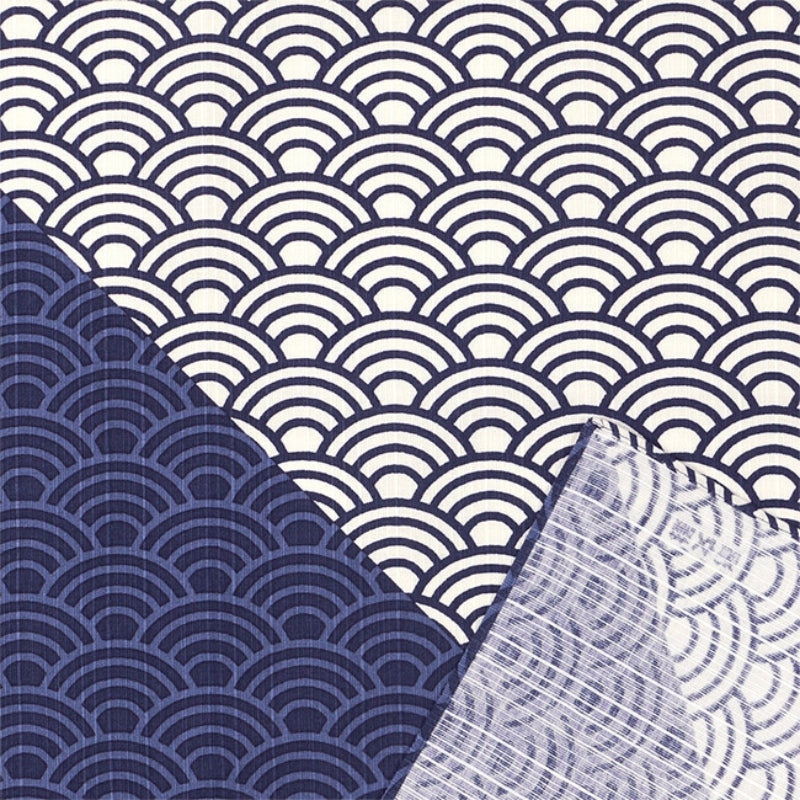 Japanilainen Furoshiki Seigaiha - 50cm x 50cm