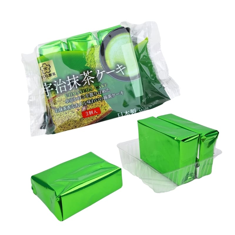 Castella Uji Matcha -kakku