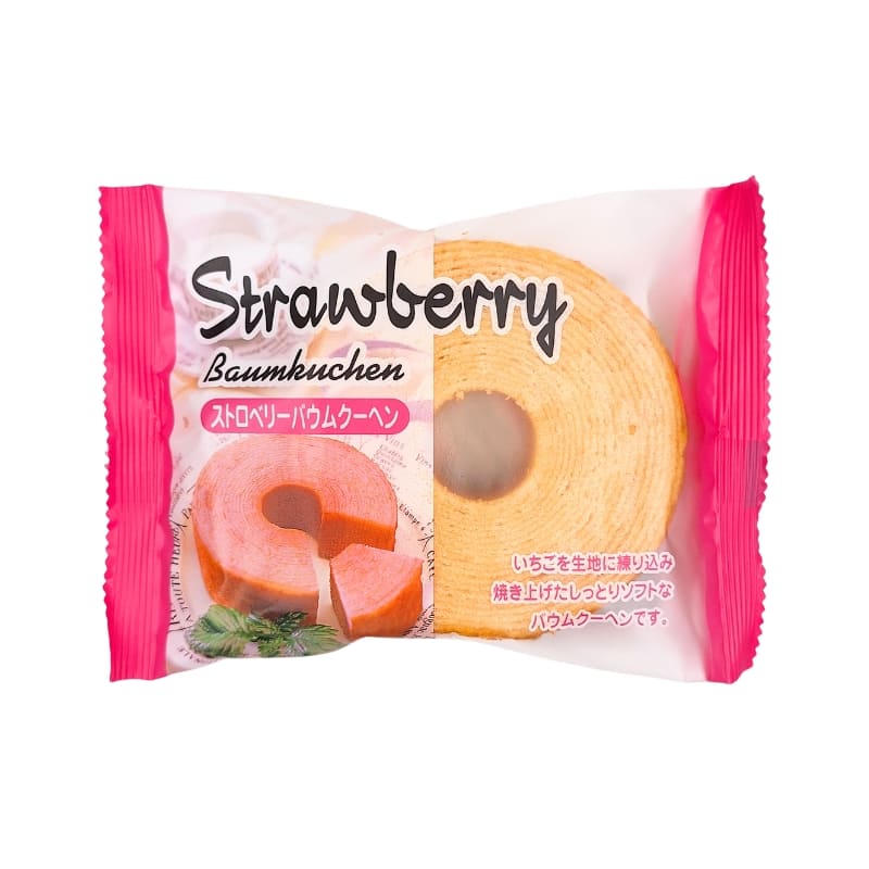 Mansikka Baumkuchen Japanilainen kakku