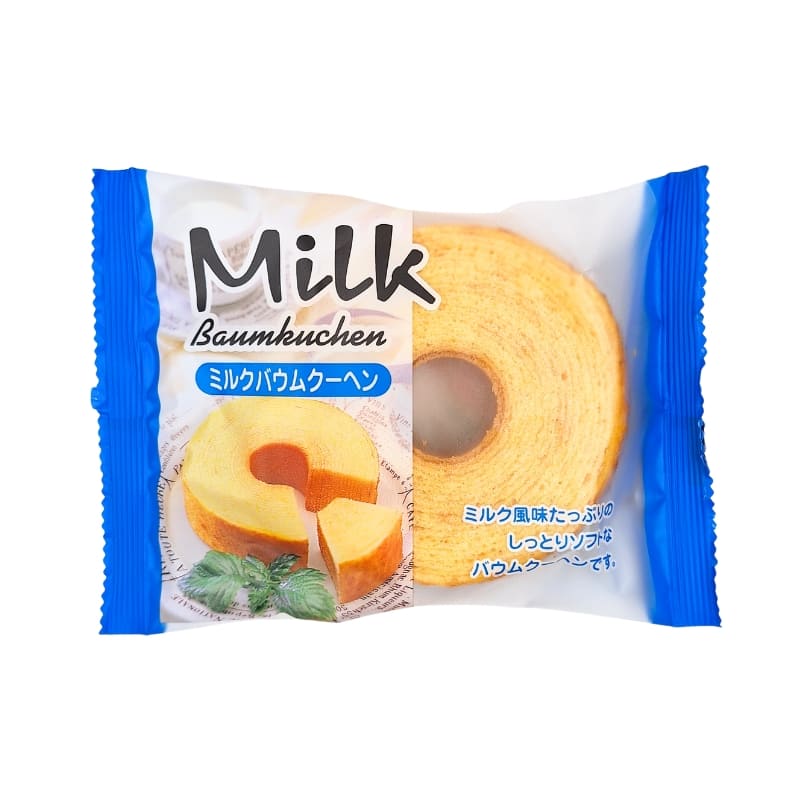 Japanilainen Baumkuchen maitokakku