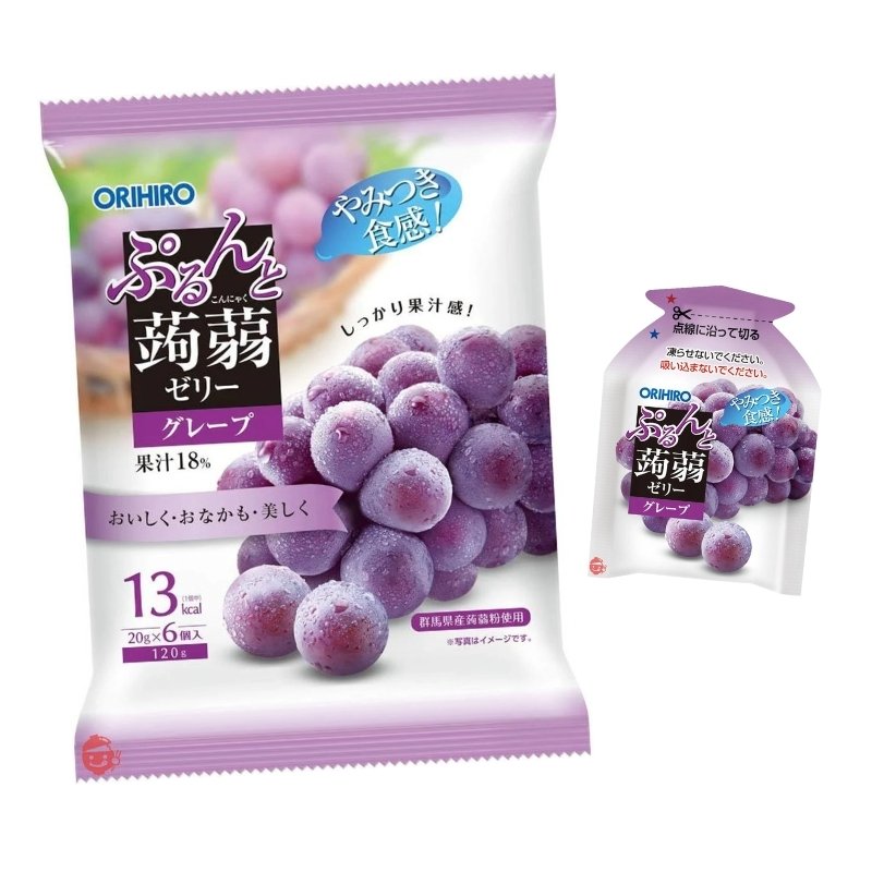 Purunto Grape Orihiro Konjac-hyytelö Purunto Grape Orihiro Konjac-hyytelö