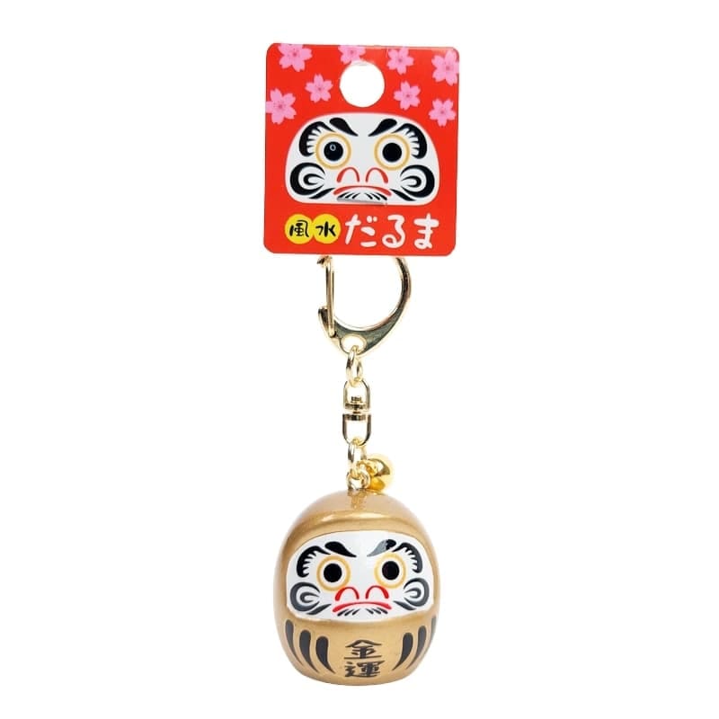 Grand Daruma - Avaimenperä - Väri valintasi mukaan - Kultainen