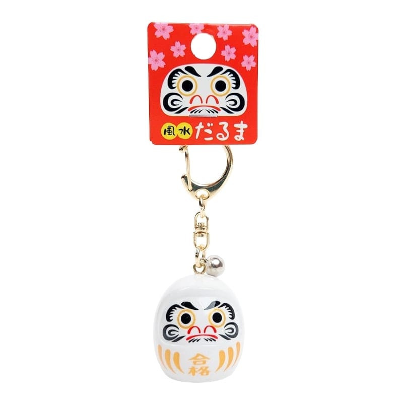 Grand Daruma avaimenperä - Värivalikoima - Valkoinen