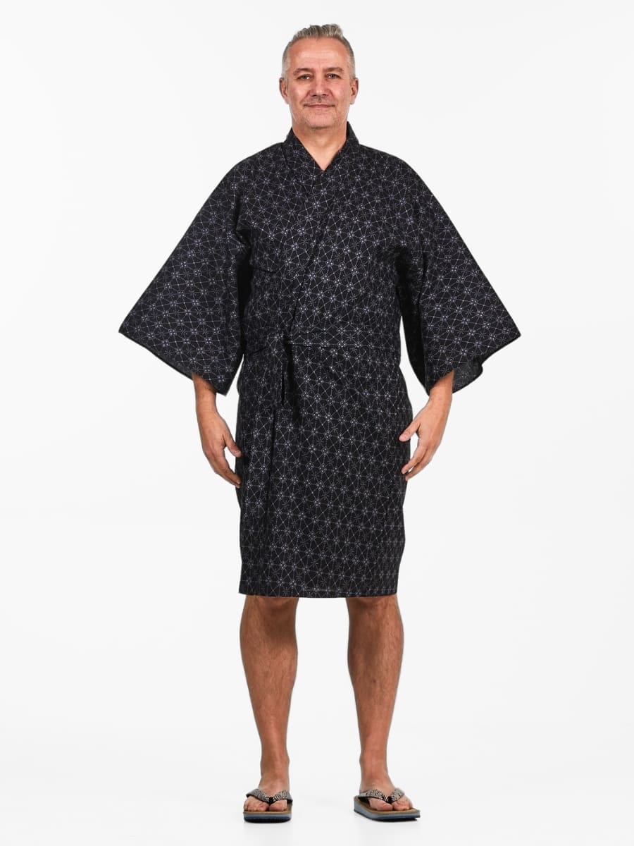 Happi Miesten Hishigata Kimono - Yksi koko