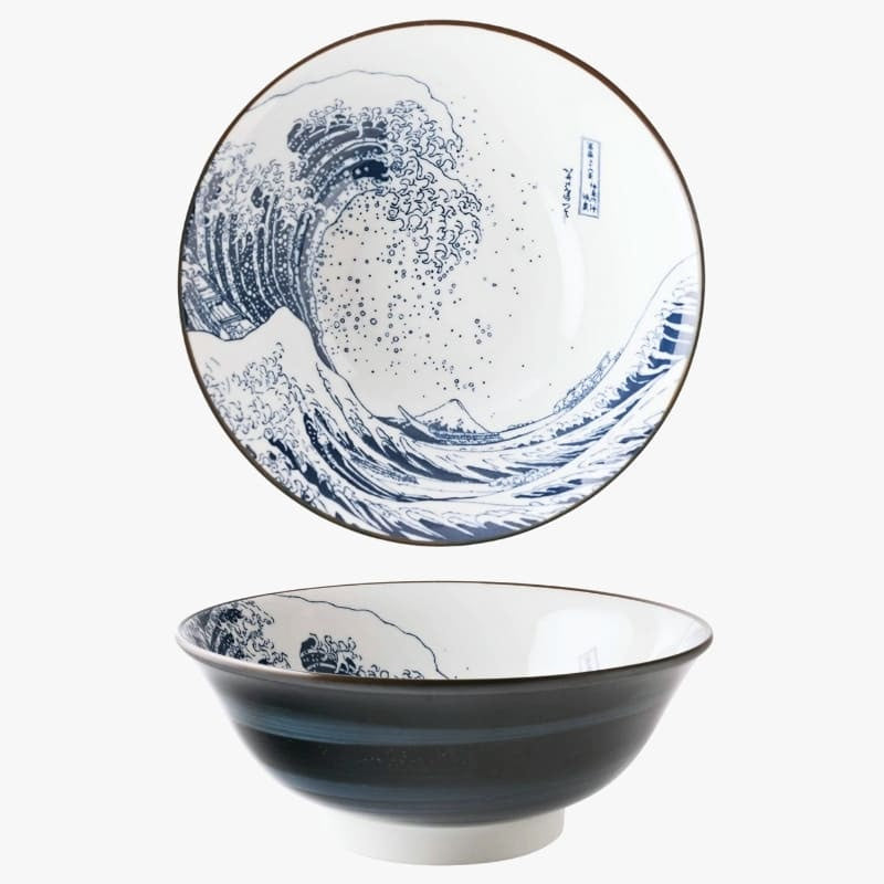 Hokusai Japanilainen Ramen-kulho