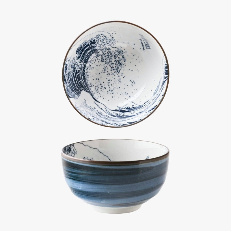 Hokusai Japanilainen riisikulho
