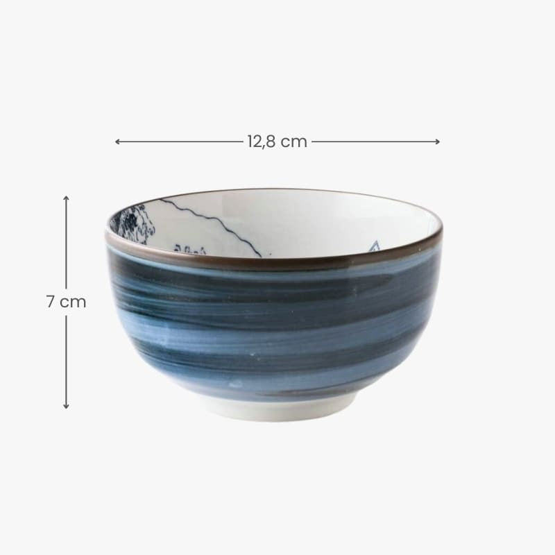 Hokusai Japanilainen riisikulho