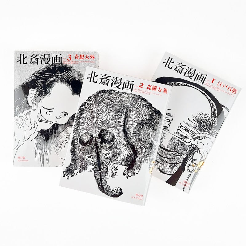 Hokusai Manga Taidekirja Box Set