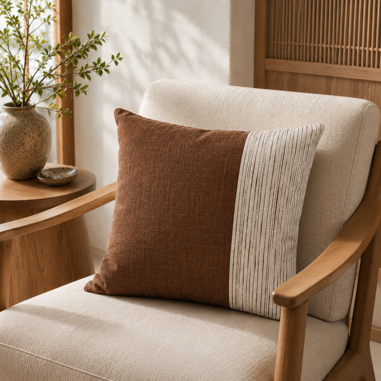 Sensuji kahvi japanilainen tyynynpäällinen