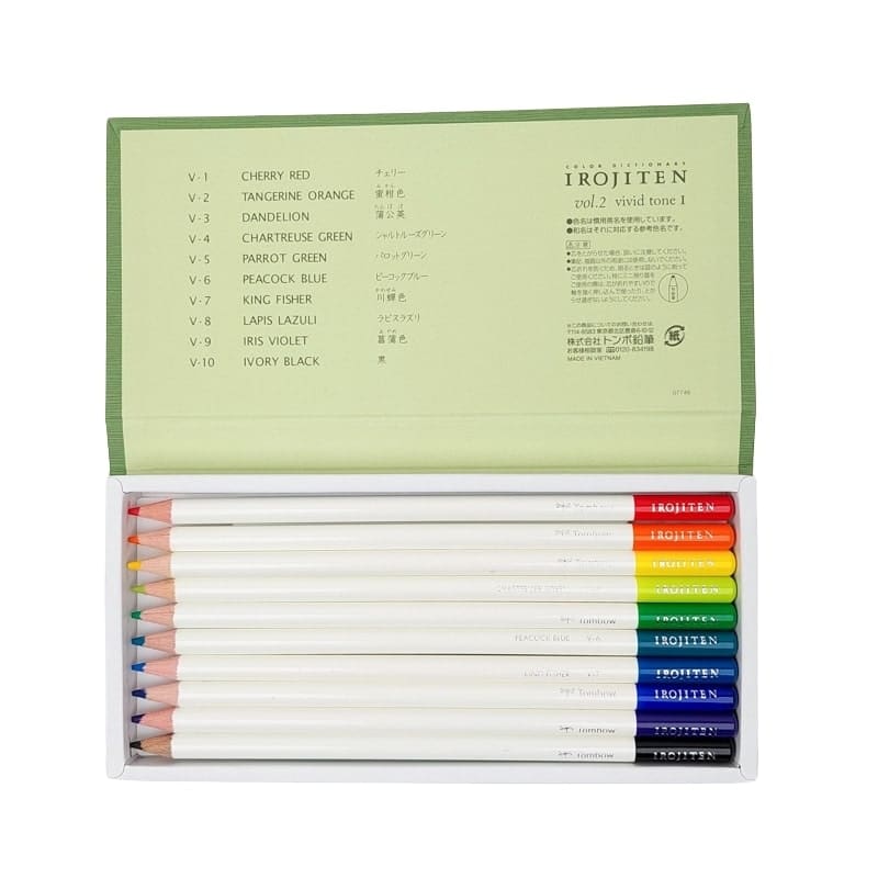 Irojiten Japanese Coloured Pencils Volume 1 (Japanilaiset värikynät Volume 1)