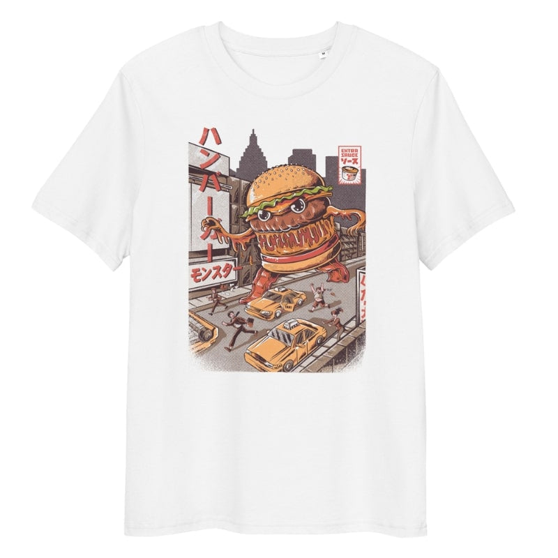 Japanilainen Burgerzilla T-paita - S