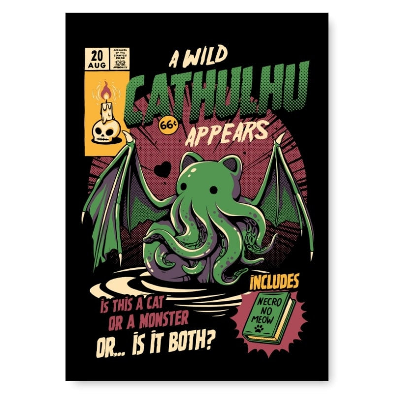Japanilainen Cathulhu juliste - A3