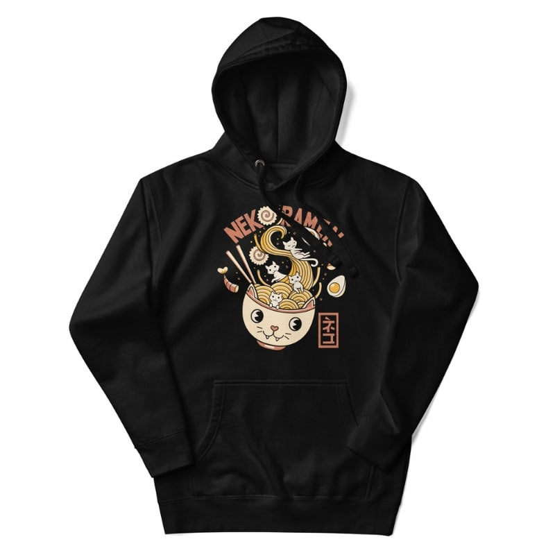 Japanilainen collegepaita Neko Ramen - S