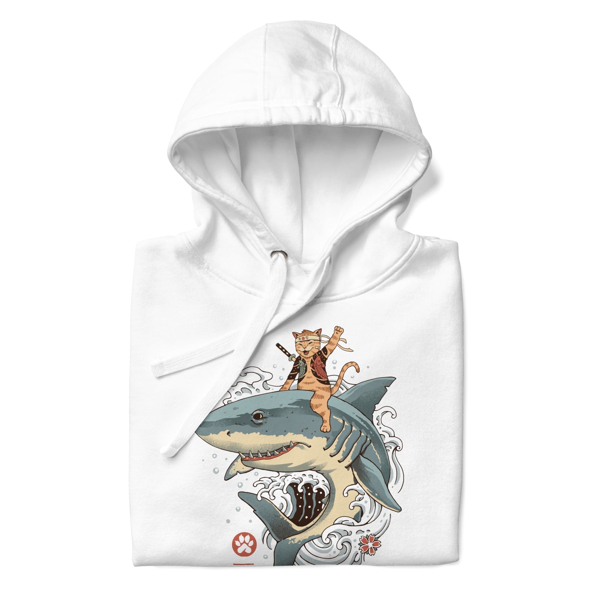 Japanilainen collegepaita Neko Shark