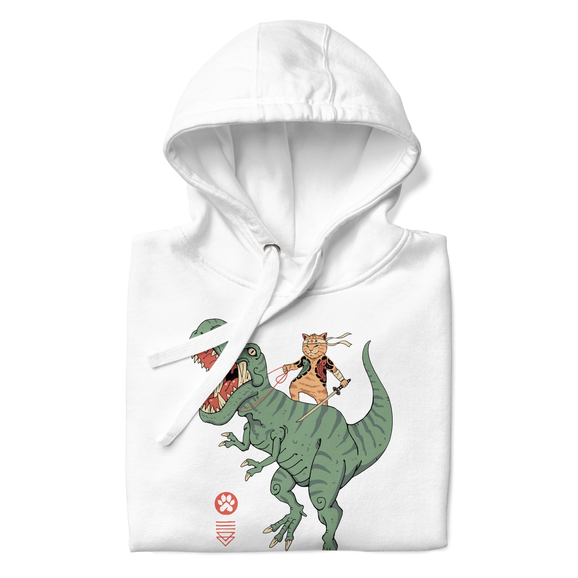 Japanilainen collegepaita Neko T-Rex