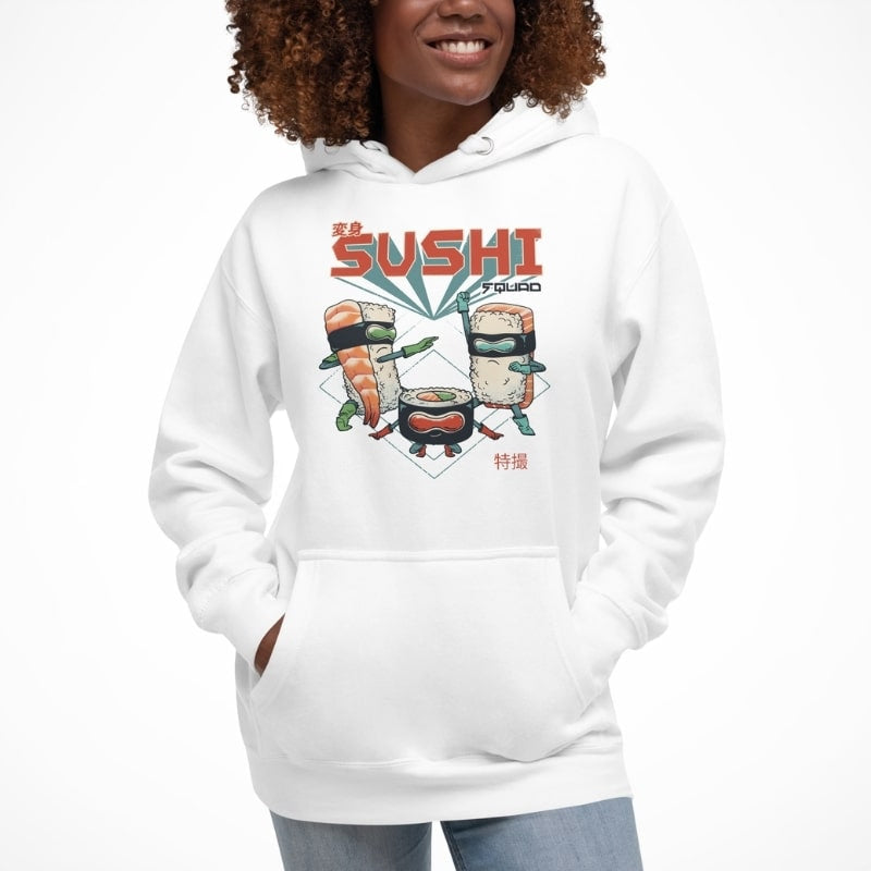 Japanilainen collegepaita Sushi Squad