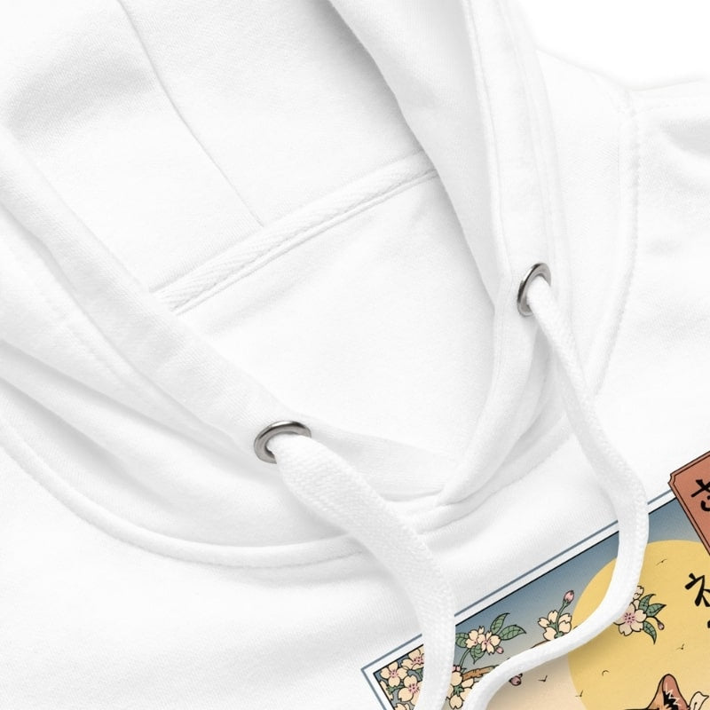 Japanilainen collegepaita Ukiyo-e Neko Sakura